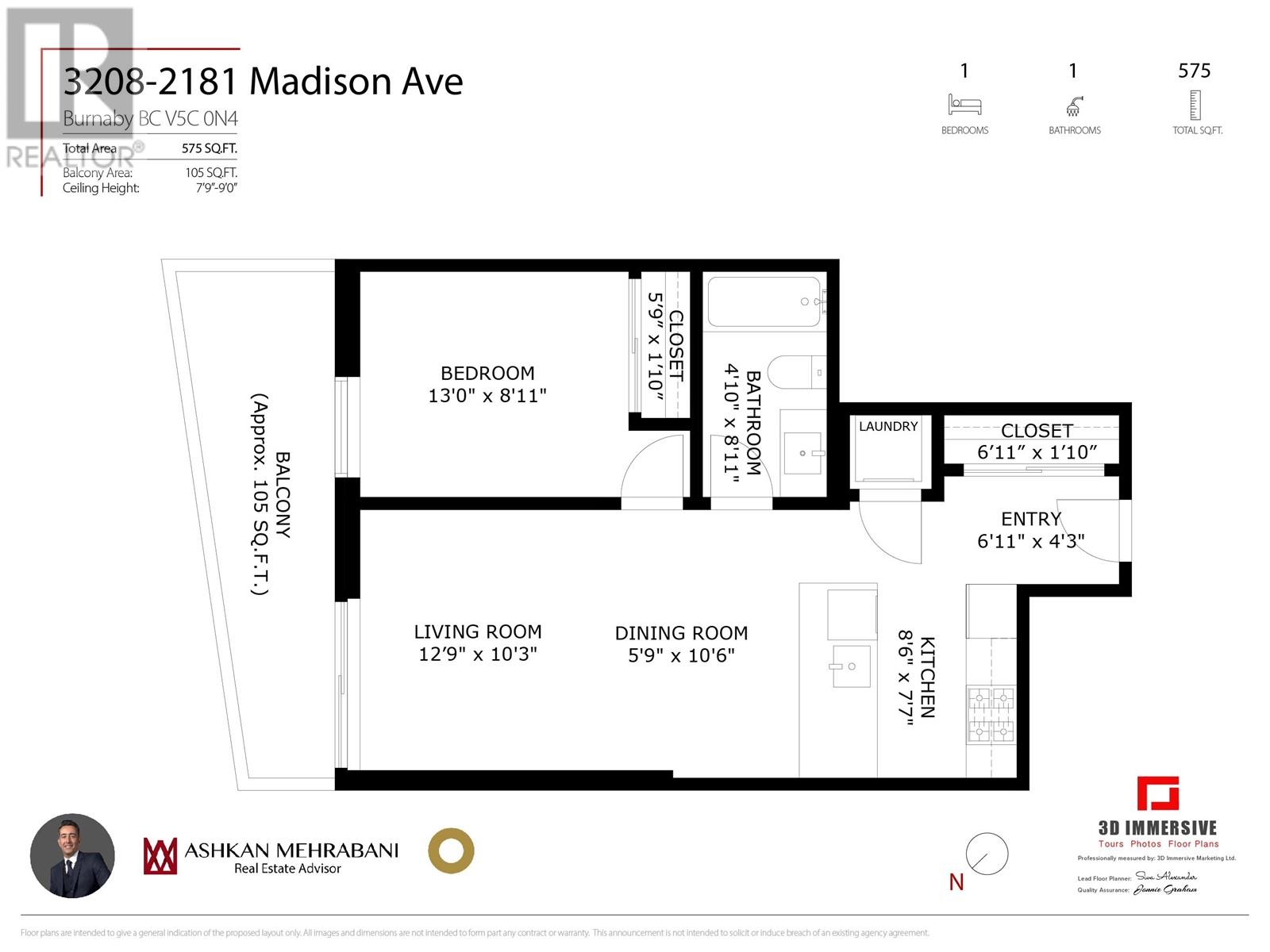 3208 2181 Madison Avenue, Burnaby, British Columbia  V5C 0N4 - Photo 7 - R2826290
