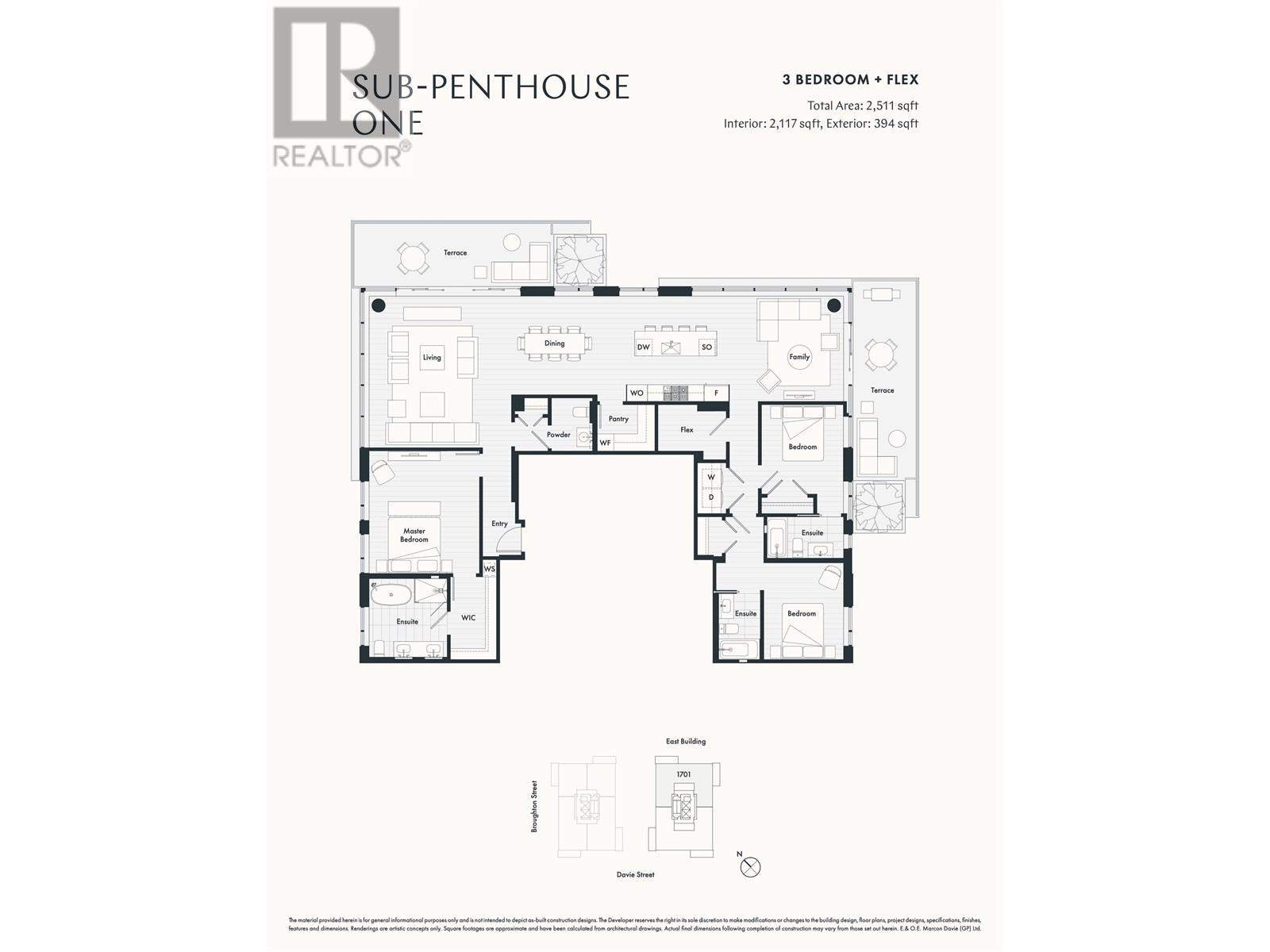 1701 1365 Davie Street, Vancouver, British Columbia  V6E 1N5 - Photo 28 - R2801195