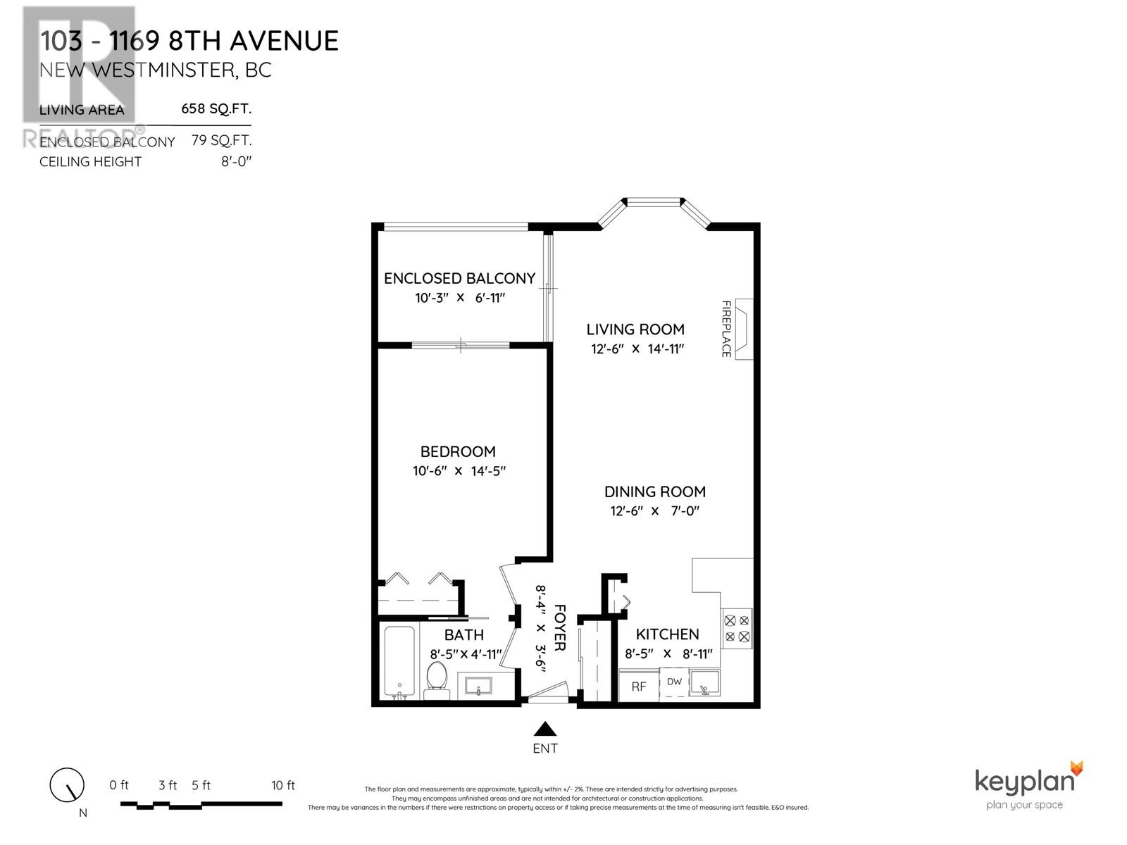 103 1169 Eighth Avenue, New Westminster, British Columbia  V3M 2R7 - Photo 8 - R2828484