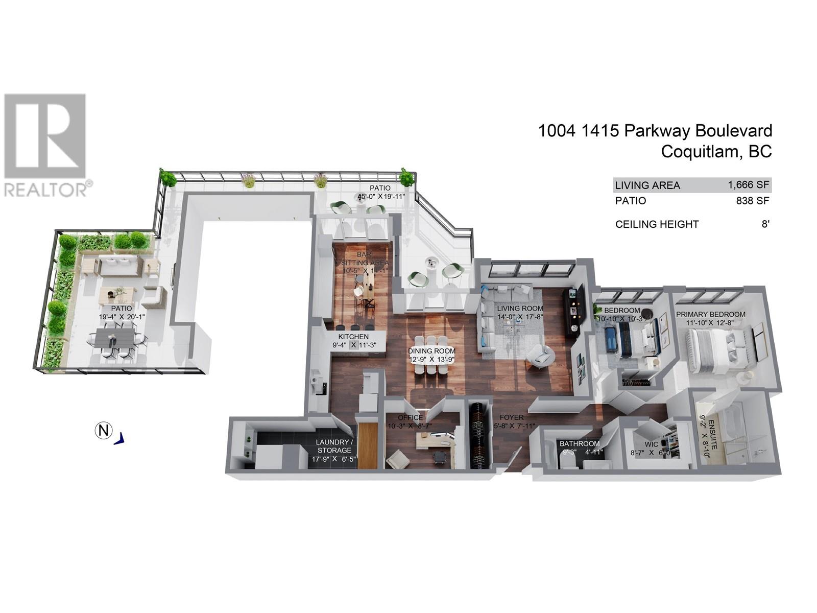 1004 1415 Parkway Boulevard, Coquitlam, British Columbia  V3E 0C7 - Photo 32 - R2828716