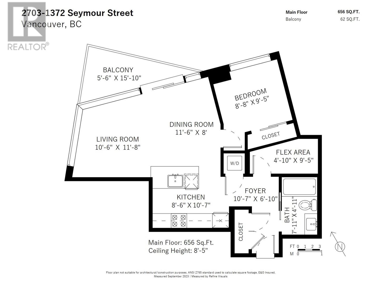 2703 1372 Seymour Street, Vancouver, British Columbia  V6B 0L1 - Photo 22 - R2829739