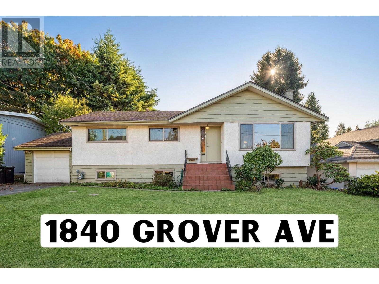 1840 GROVER AVENUE, coquitlam, British Columbia