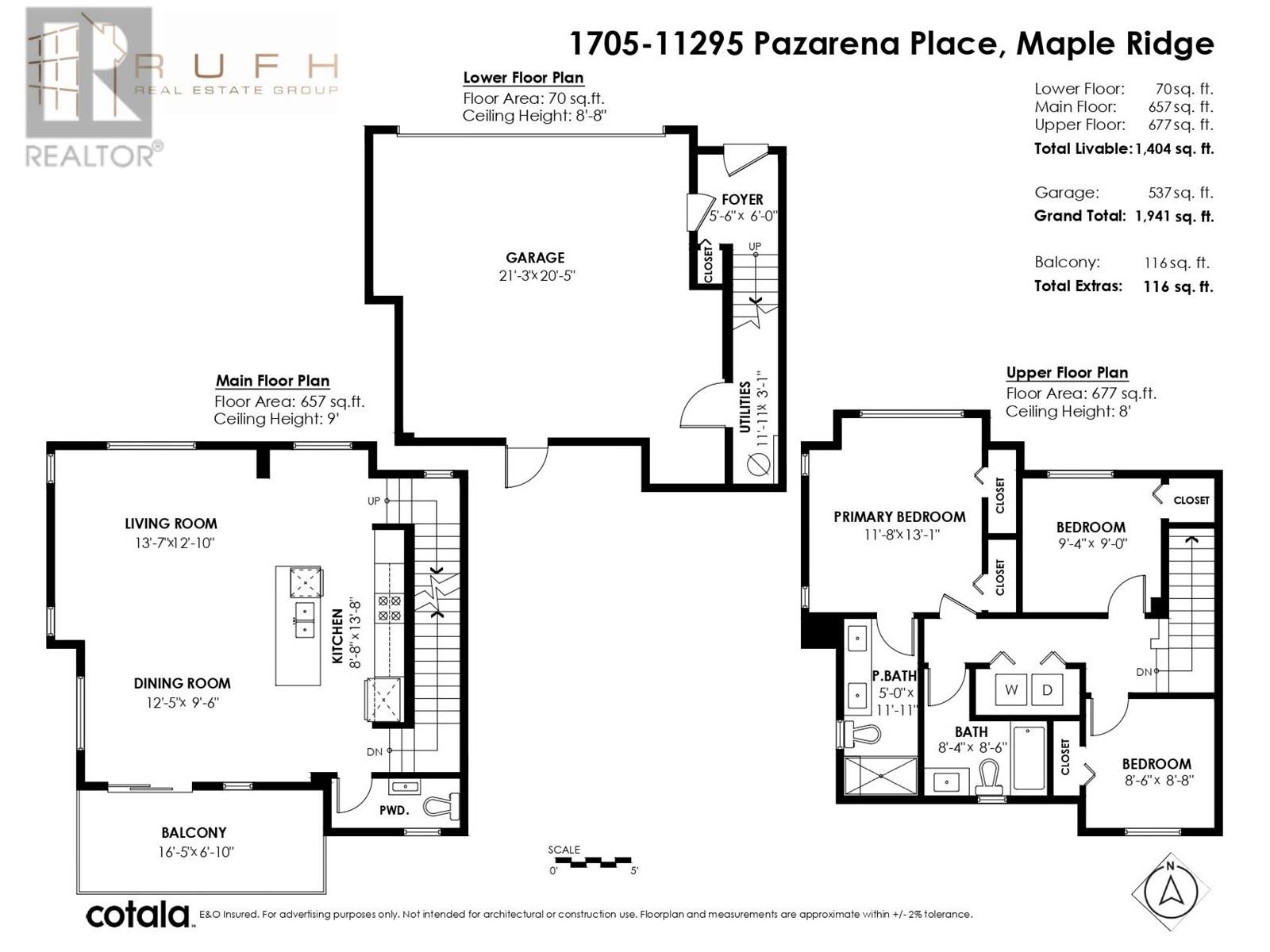 1705 11295 Pazarena Place, Maple Ridge, British Columbia  V2X 4K9 - Photo 36 - R2829335