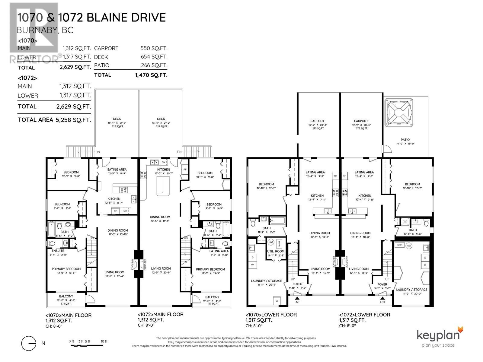 1070 - 1072 Blaine Drive, Burnaby, British Columbia  V5A 2L6 - Photo 2 - R2829484
