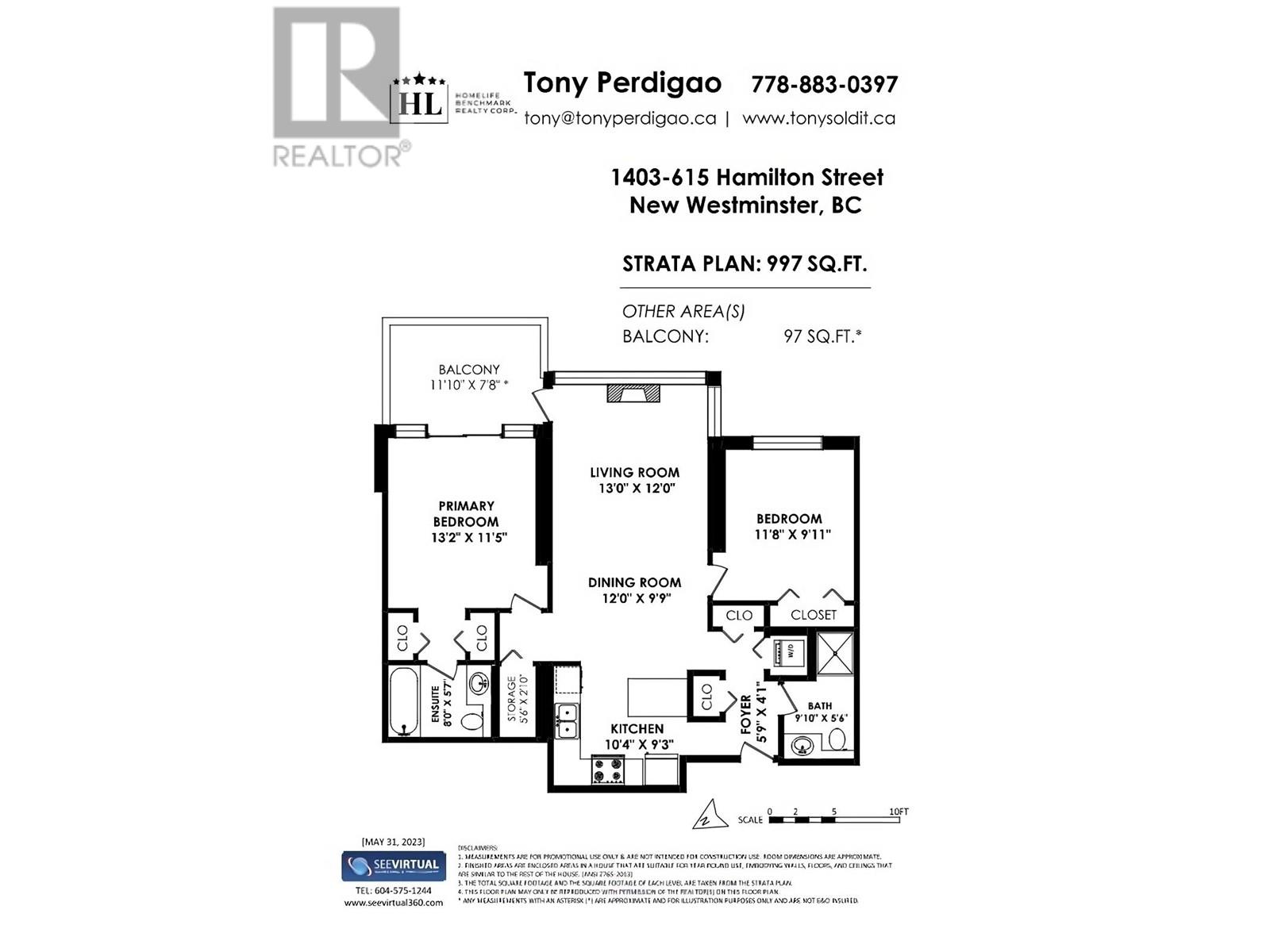 1403 615 Hamilton Street, New Westminster, British Columbia  V3M 7A7 - Photo 21 - R2829541