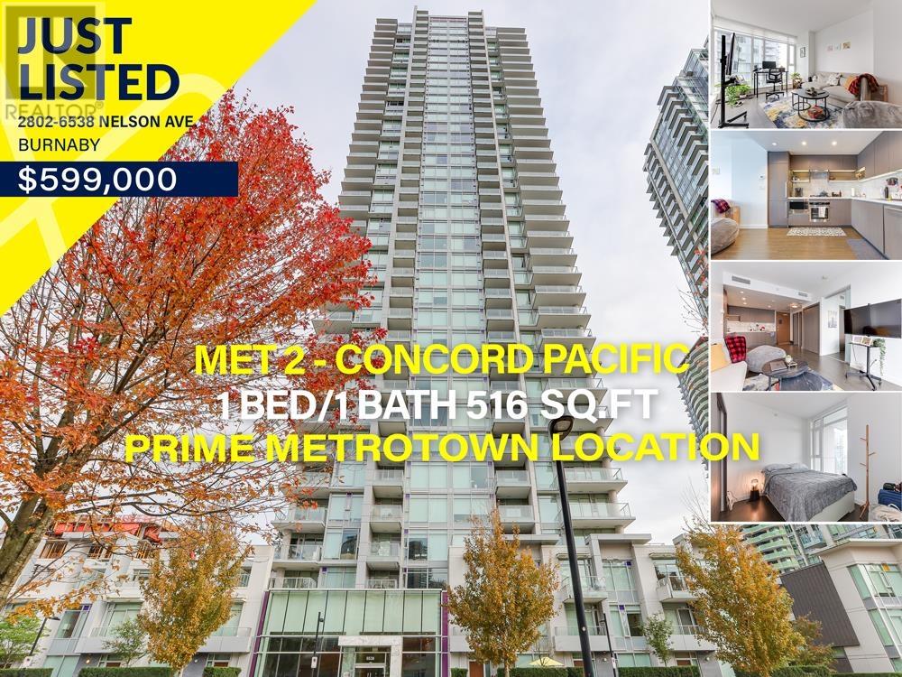 2802 6538 NELSON AVENUE, burnaby, British Columbia
