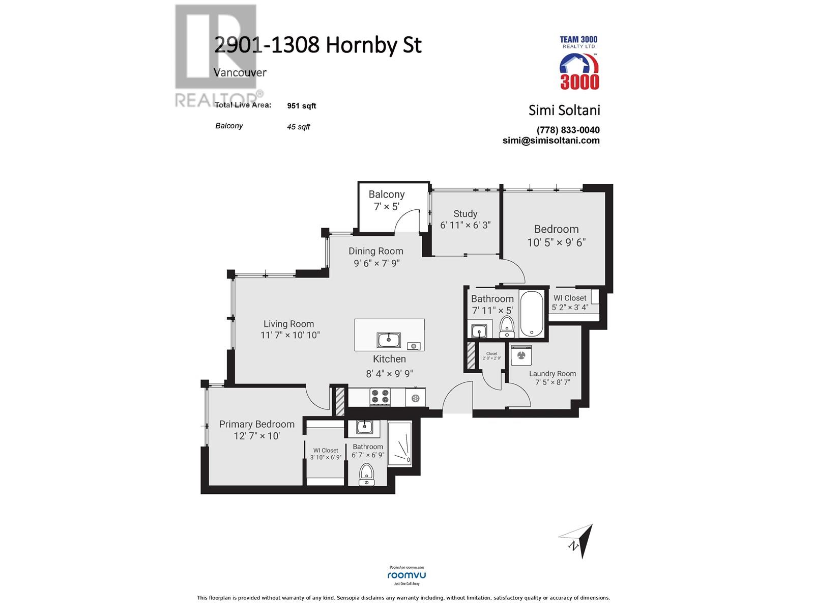 2901 1308 Hornby Street, Vancouver, British Columbia  V6Z 0C5 - Photo 18 - R2830096