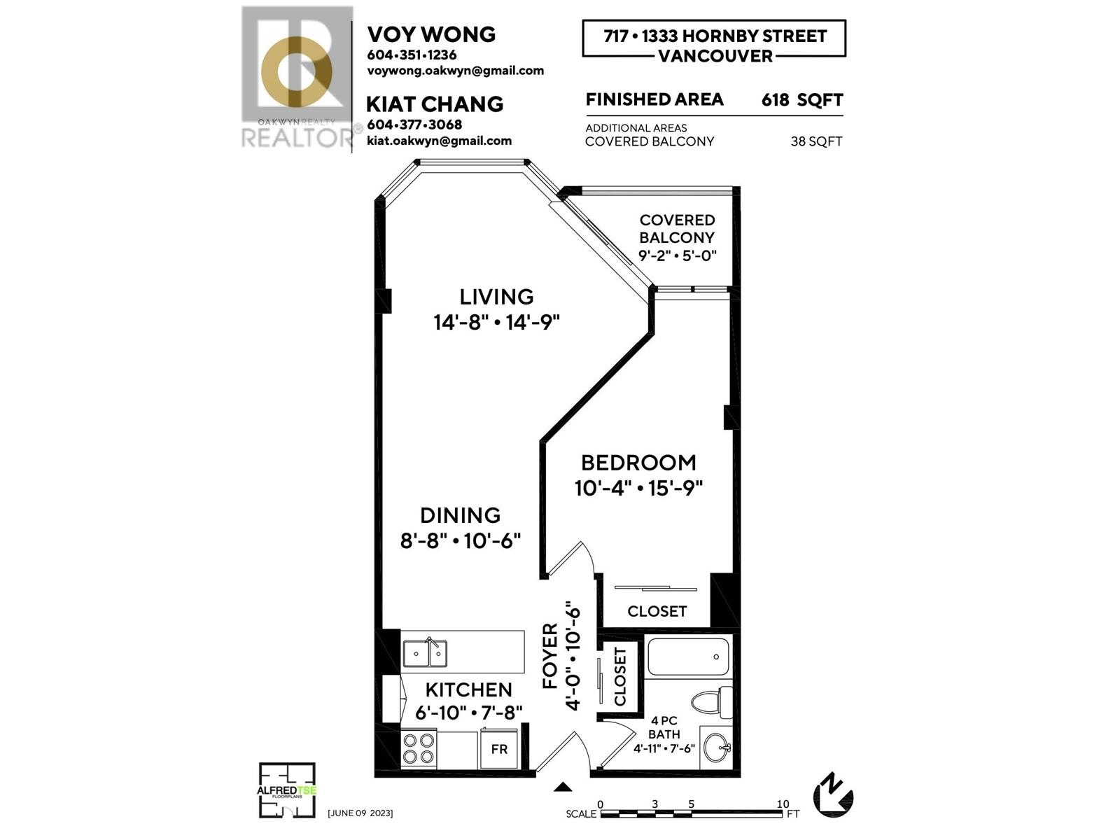 717 1333 Hornby Street, Vancouver, British Columbia  V6Z 2C1 - Photo 16 - R2786866