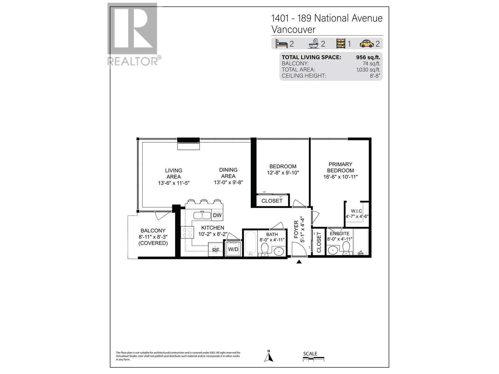 1401 189 National Avenue, Vancouver, British Columbia  V6A 4L8 - Photo 14 - R2830364