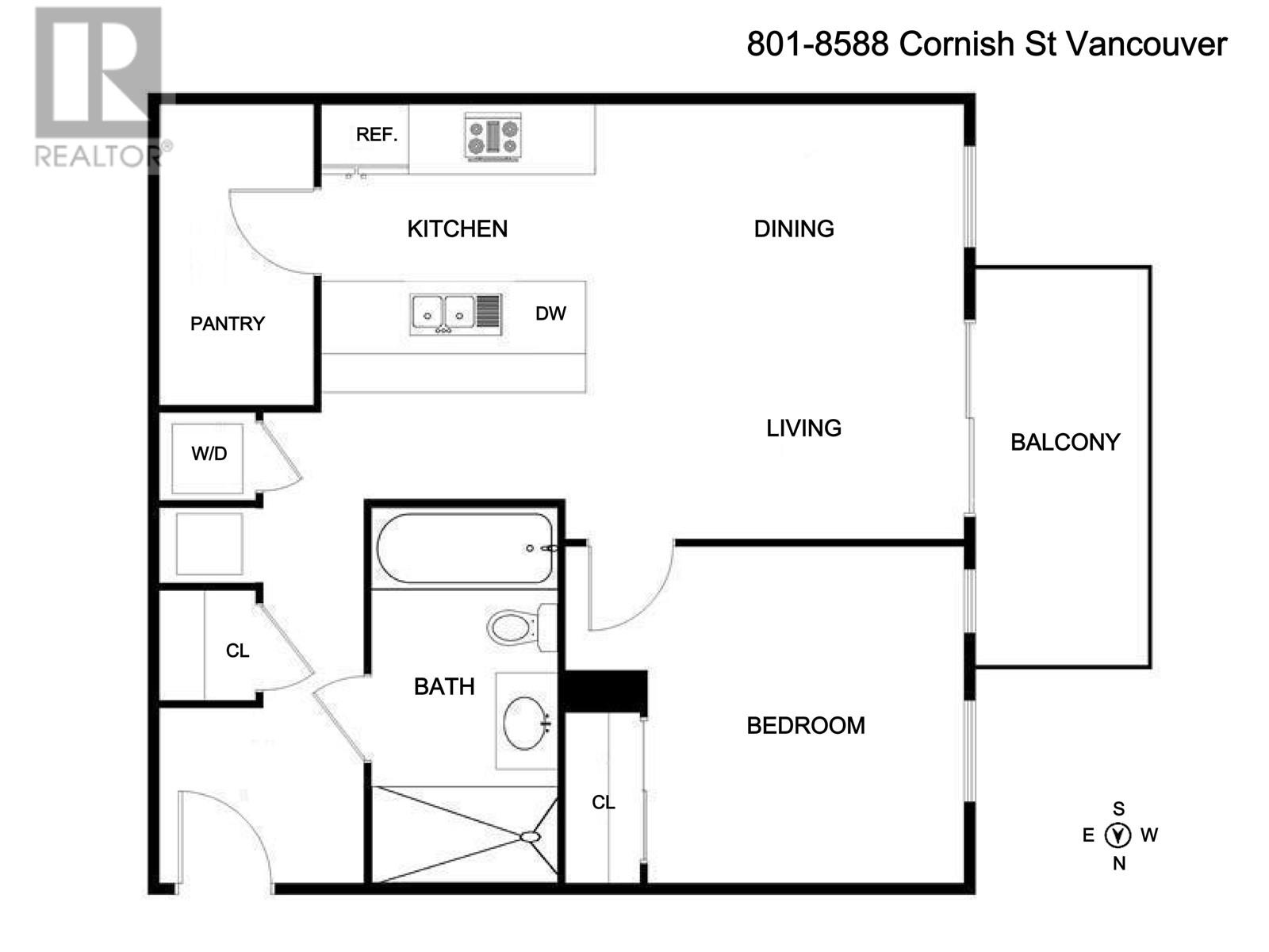 801 8588 Cornish Street, Vancouver, British Columbia  V6P 0C1 - Photo 2 - R2797834