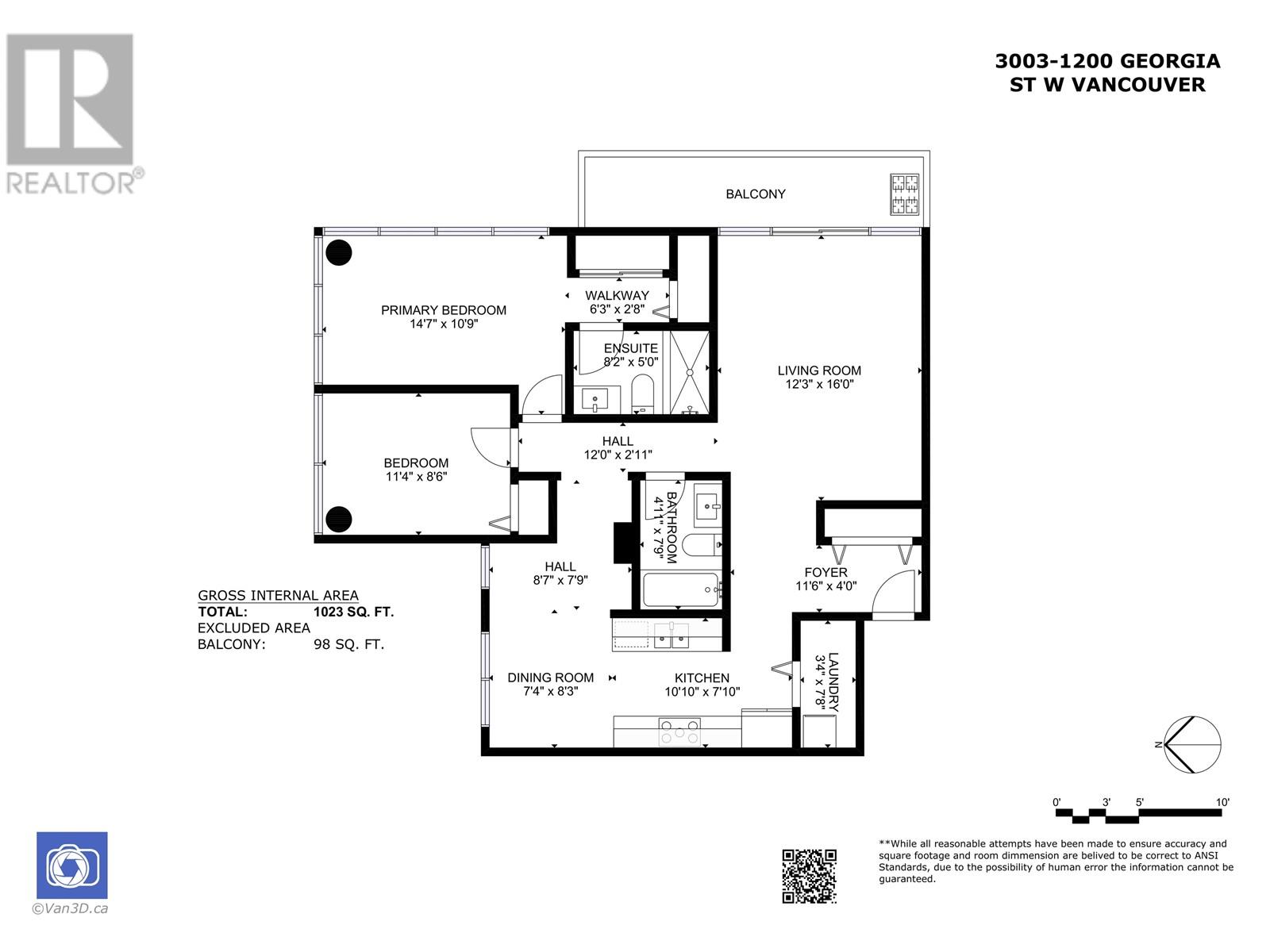 3003 1200 W Georgia Street, Vancouver, British Columbia  V6E 4R2 - Photo 2 - R2832787