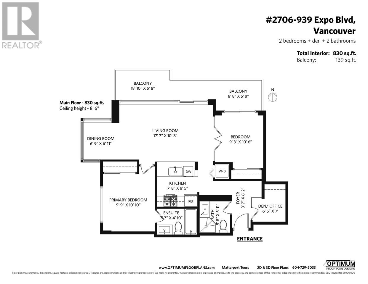 2706 939 Expo Boulevard, Vancouver, British Columbia  V5Z 3G7 - Photo 31 - R2836287
