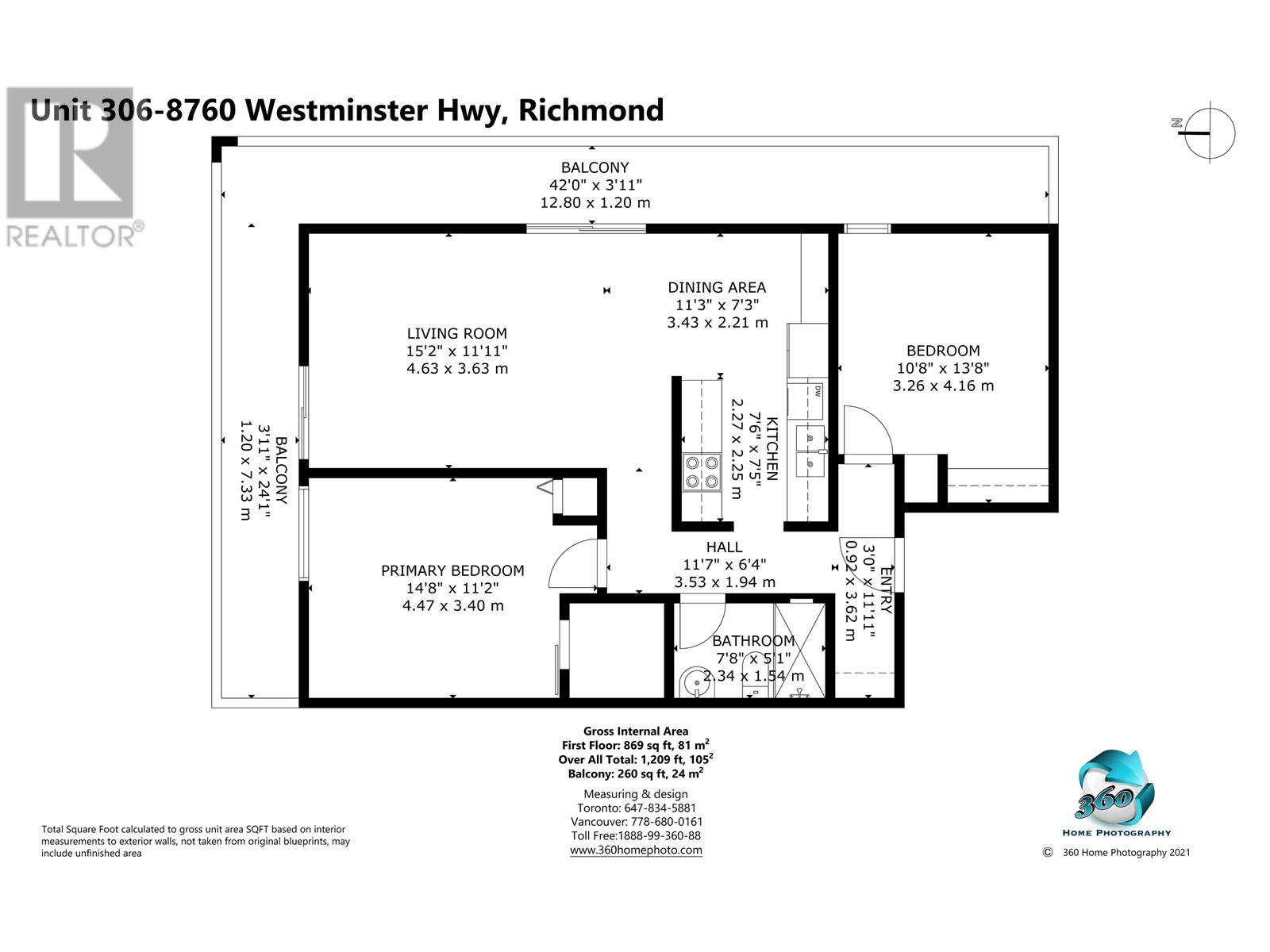 306 8760 Westminster Highway, Richmond, British Columbia  V6X 1A8 - Photo 2 - R2837416
