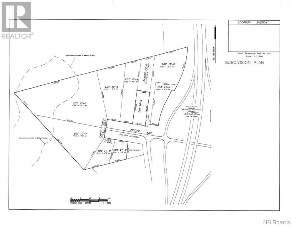 LOT 17-8 Route 130, waterville, New Brunswick