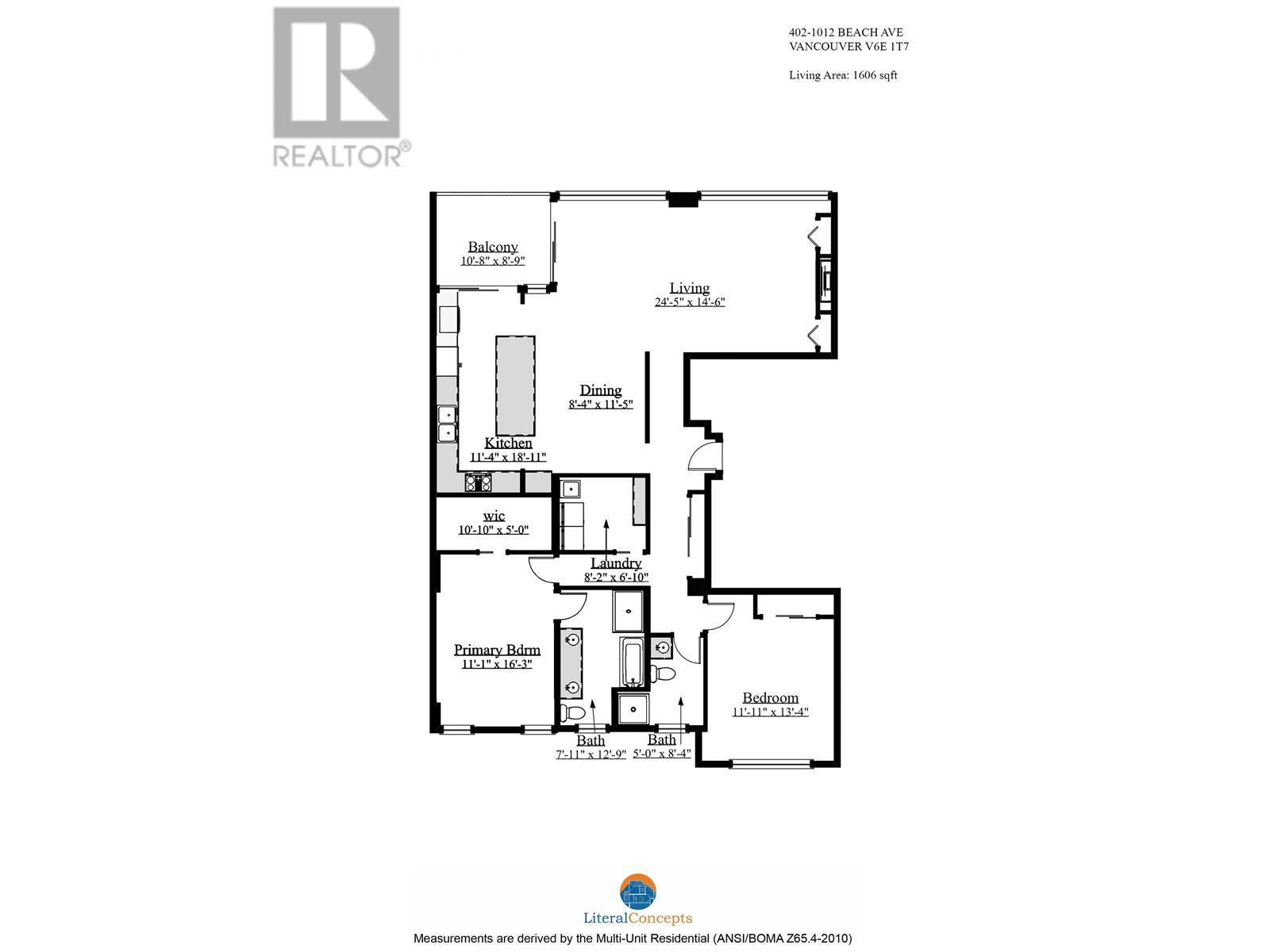402 1012 Beach Avenue, Vancouver, British Columbia  V6E 1T7 - Photo 36 - R2843240