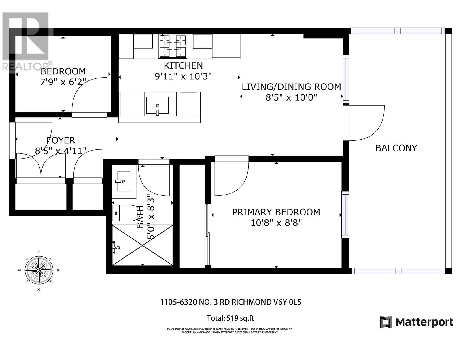 Listing Picture 8 of 15 : 1105 6320 NO. 3 ROAD, Richmond / 烈治文 - 魯藝地產 Yvonne Lu Group - MLS Medallion Club Member