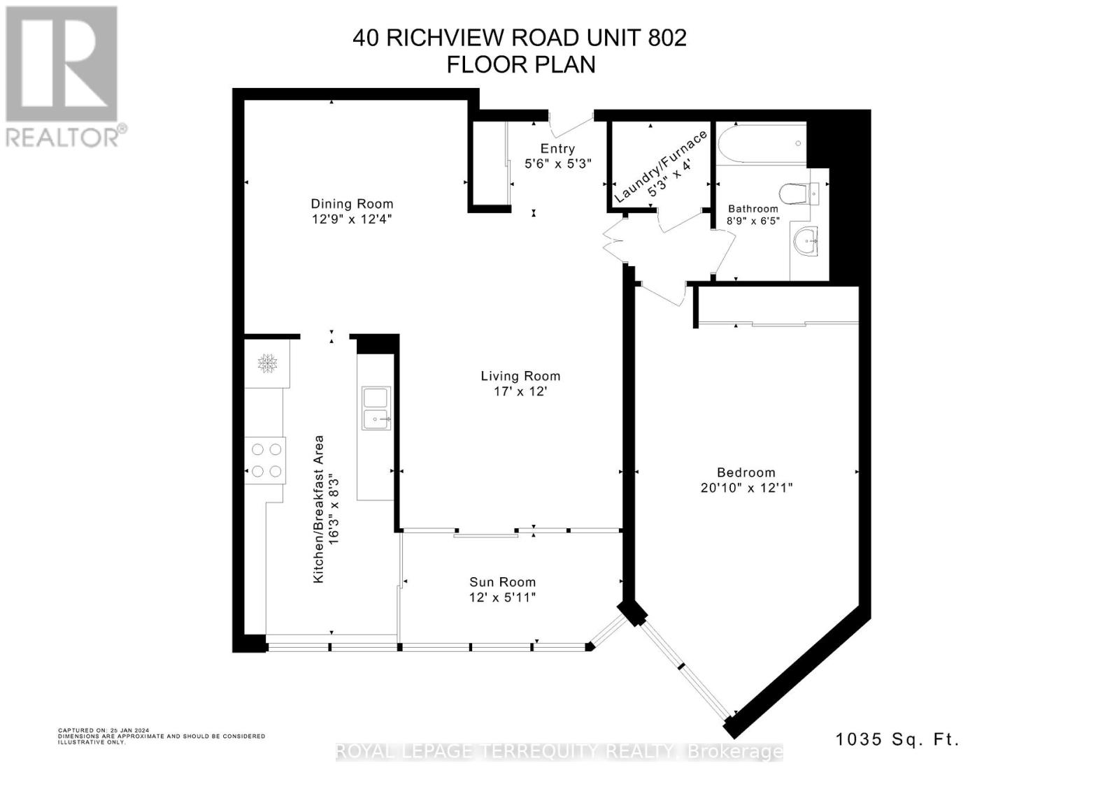 #802 -40 Richview Rd, Toronto, Ontario  M9A 5C1 - Photo 32 - W8028308