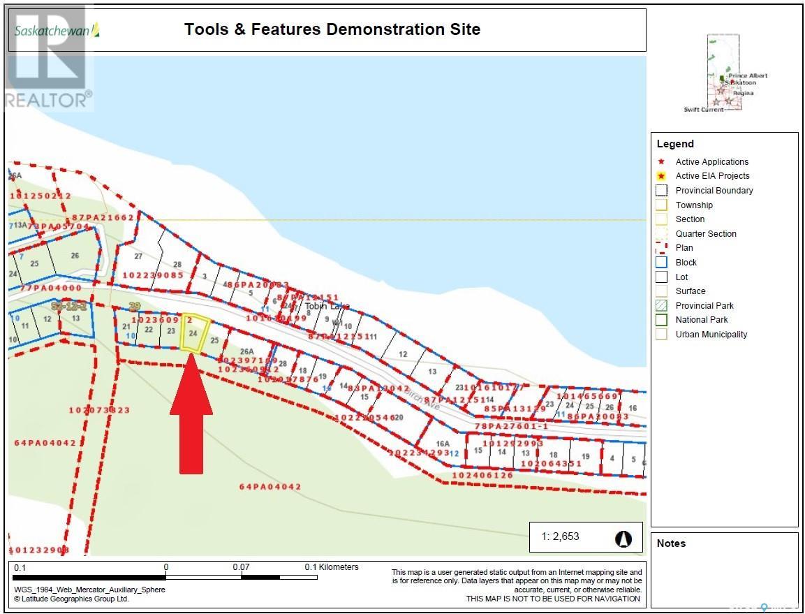 Lot 24, Birch Avenue, Tobin Lake, Tobin Lake, Saskatchewan  S0E 1E0 - Photo 2 - SK956951