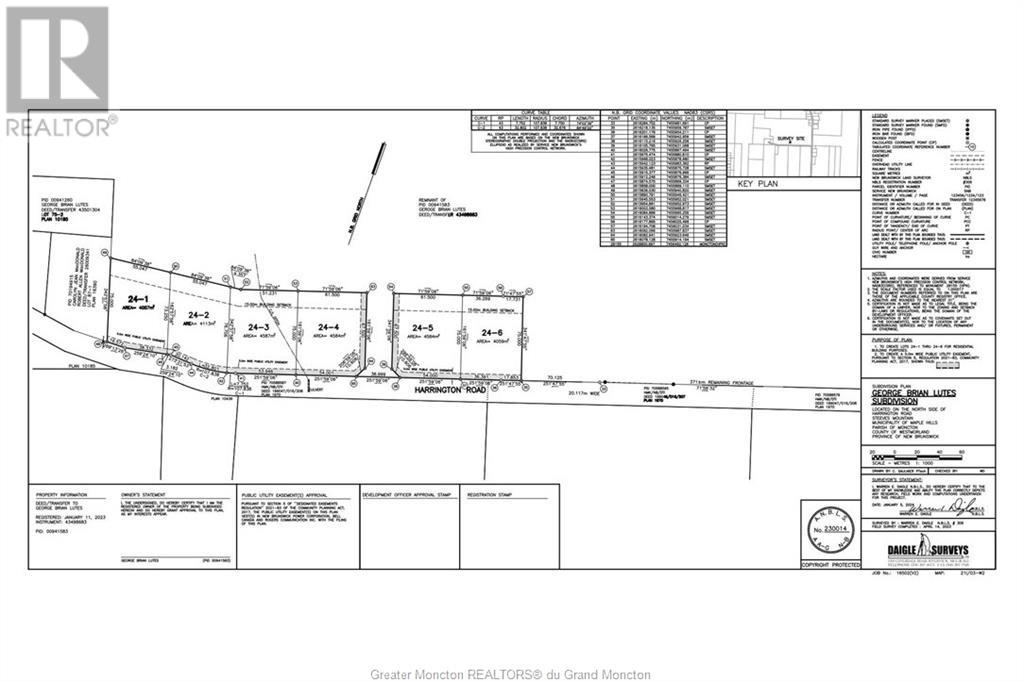 Lot 24-2 Harrington Rd, Steeves Mountain, New Brunswick  E1G 3X3 - Photo 1 - M157134