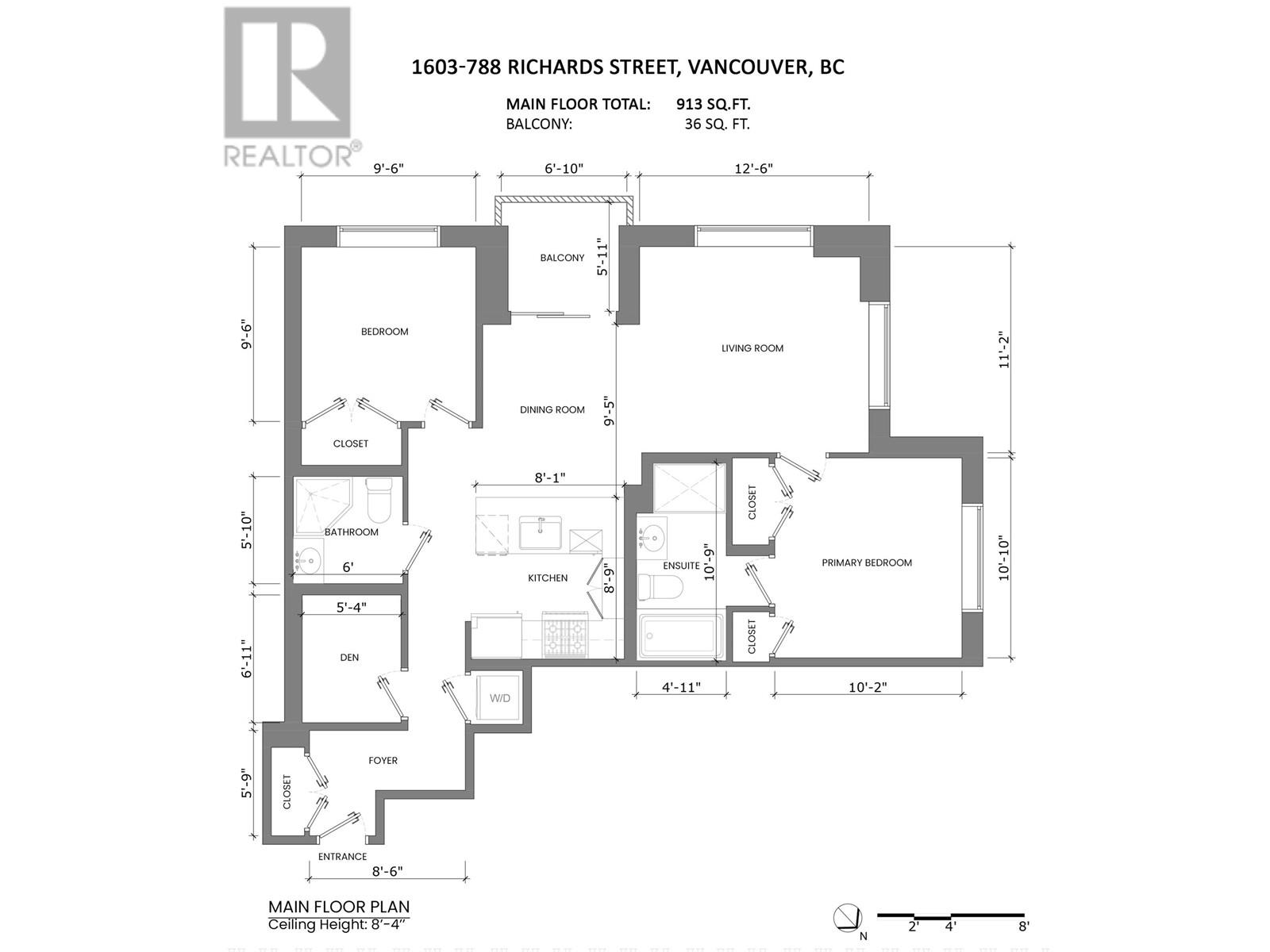 1603 788 Richards Street, Vancouver, British Columbia  V6B 0C7 - Photo 2 - R2847466