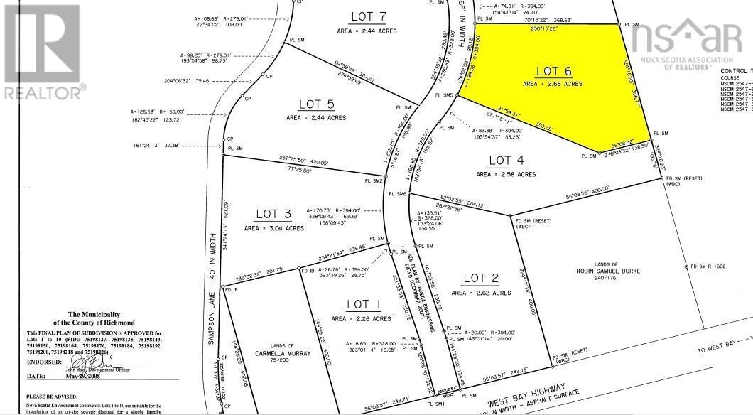 Lot 6 Hill St., French Cove, Nova Scotia  B0E 3B0 - Photo 9 - 202402370