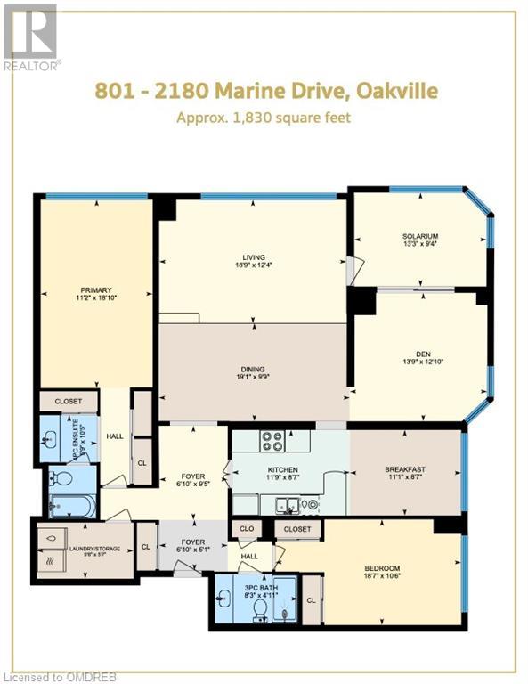 2180 Marine Drive Unit# 801, Oakville, Ontario  L6L 5V2 - Photo 50 - 40540432