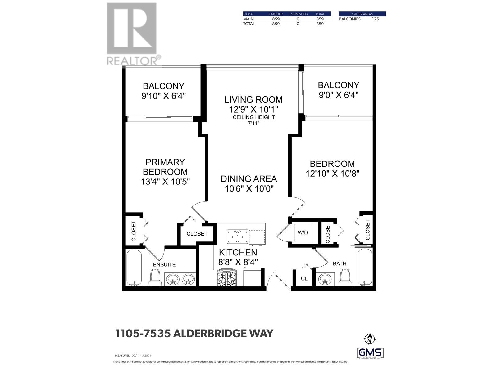 1105 7535 Alderbridge Way, Richmond, British Columbia  V6X 4L2 - Photo 1 - R2852155