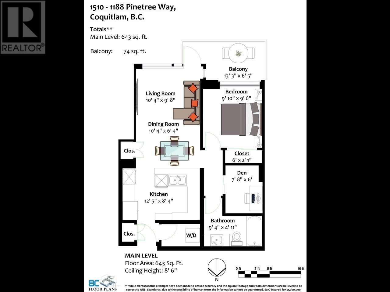 1510 1188 Pinetree Way, Coquitlam, British Columbia  V3B 0K9 - Photo 21 - R2852780
