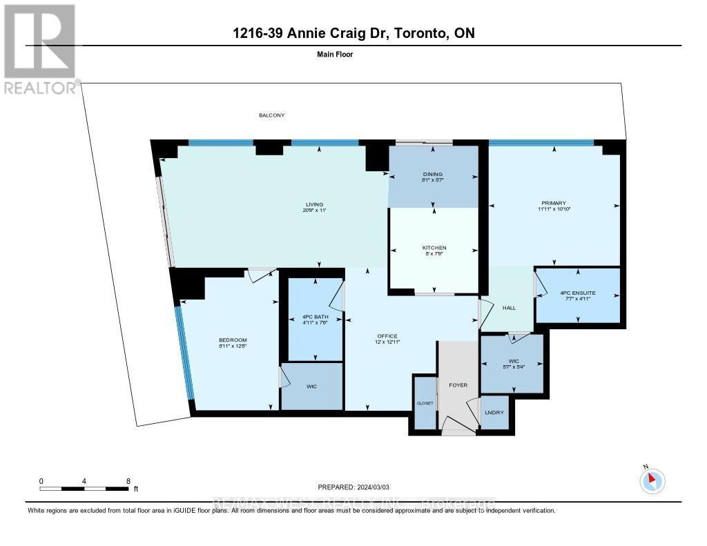 #1216 -39 Annie Craig Dr, Toronto, Ontario  M8V 0C5 - Photo 20 - W8111994