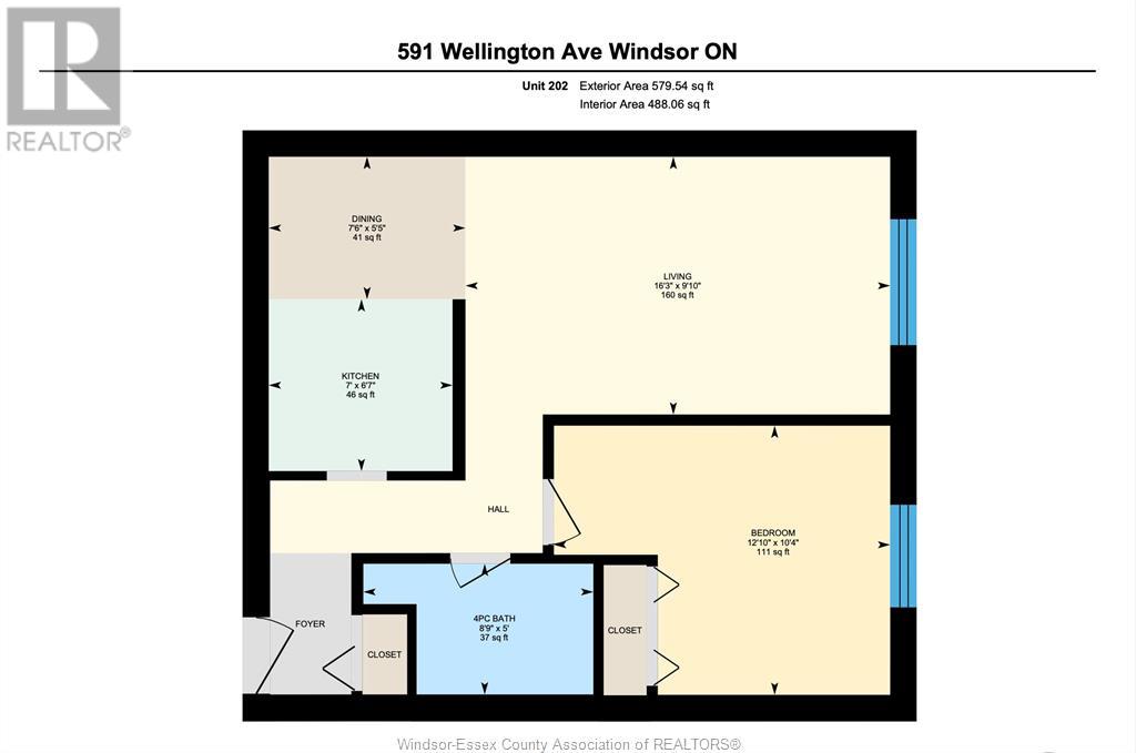 591 Wellington Avenue Unit# 202, Windsor, Ontario  N9A 5J3 - Photo 11 - 24004775