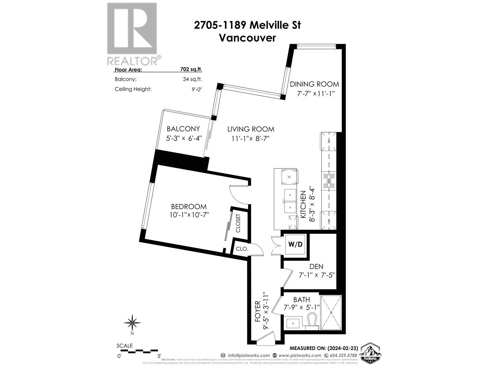 2705 1189 Melville Street, Vancouver, British Columbia  V6E 4T8 - Photo 25 - R2858075