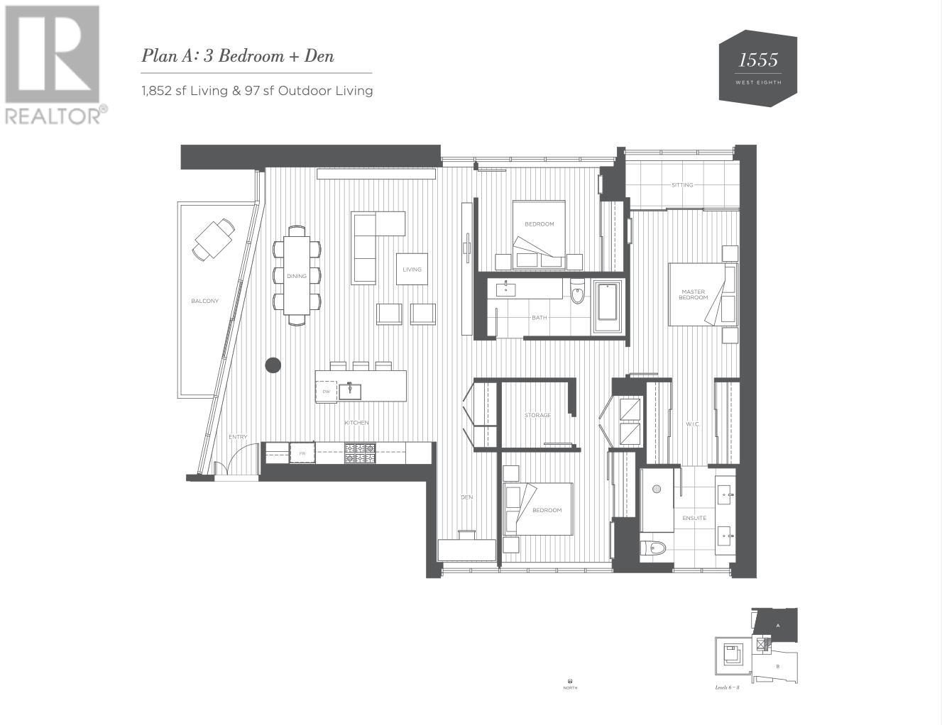 702 1555 W 8th Avenue, Vancouver, British Columbia  V6J 1T5 - Photo 40 - R2858710