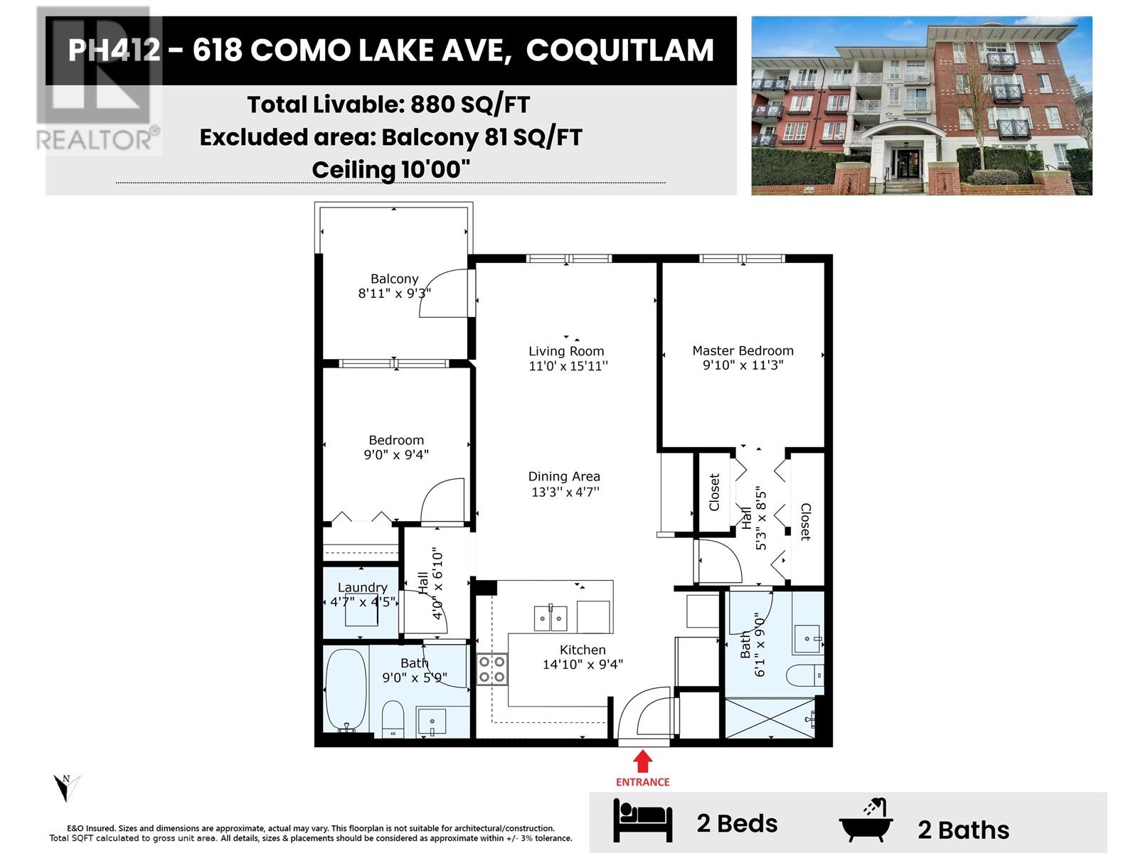 412 618 Como Lake Avenue, Coquitlam, British Columbia  V3J 0G1 - Photo 30 - R2858821