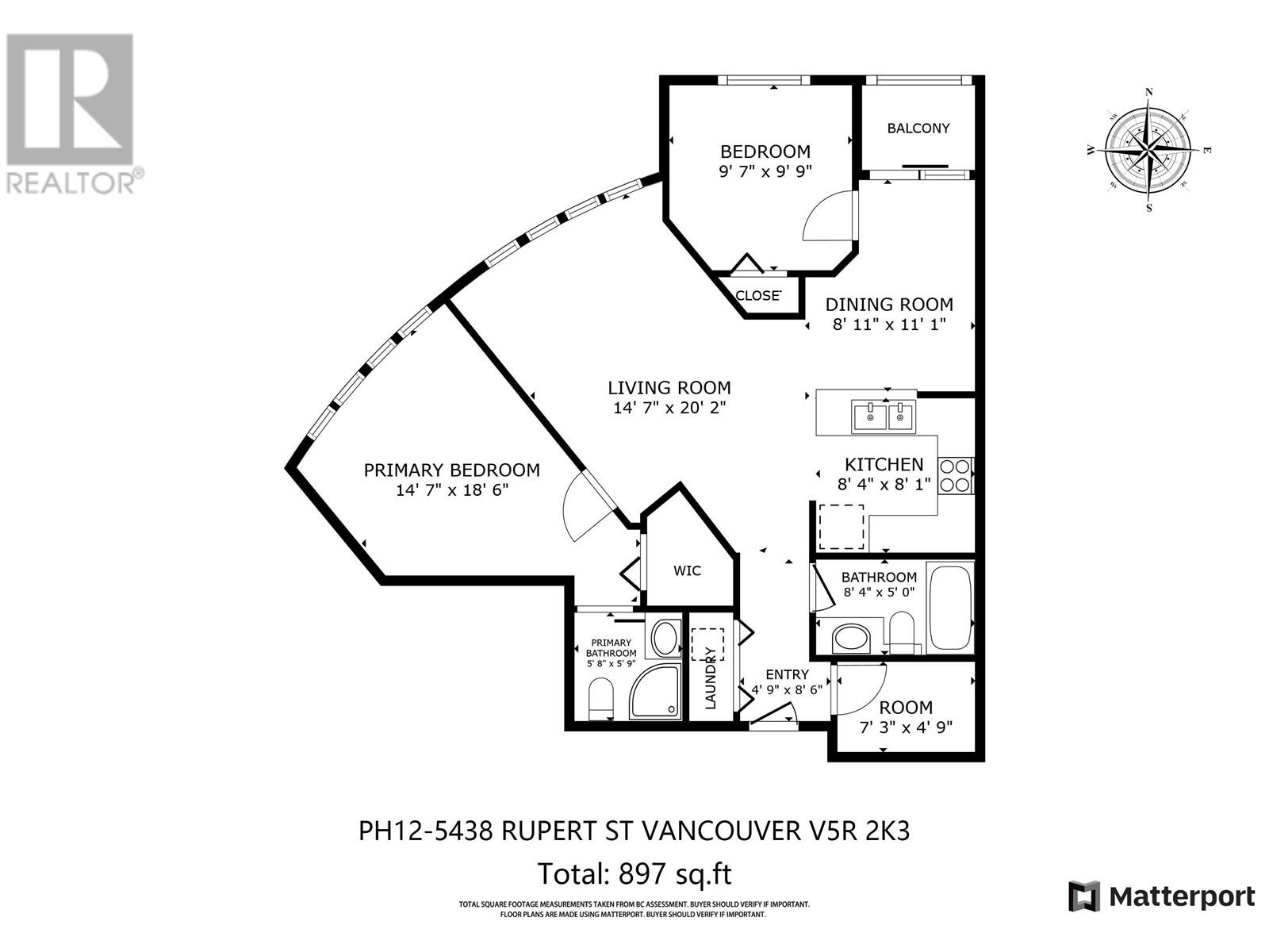 Ph12 5438 Rupert Street, Vancouver, British Columbia  V5R 2K3 - Photo 18 - R2859214
