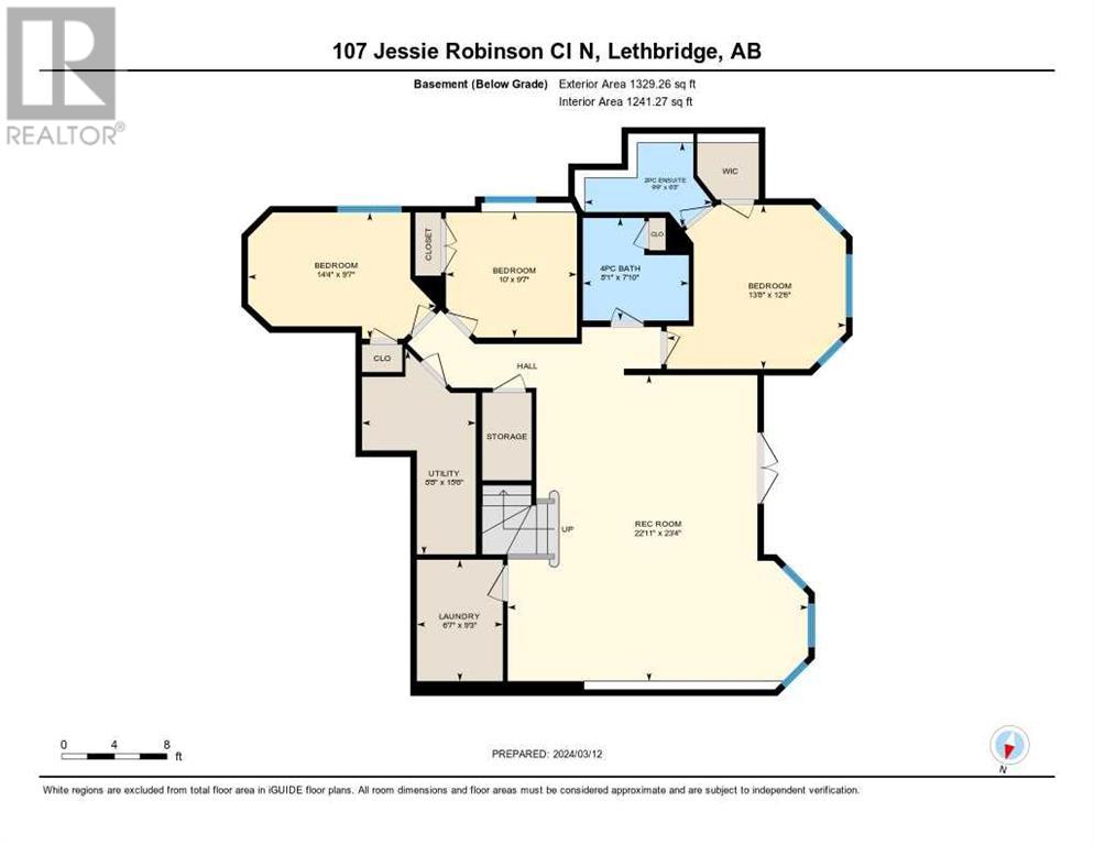 107 Jessie Robinson Close N, Lethbridge, Alberta  T1H 3Y8 - Photo 29 - A2114675