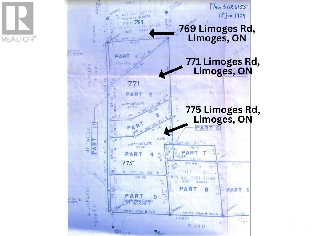 775 LIMOGES Road, Limoges, K0A2M0, ,Vacant Land,For Sale,LIMOGES,1382316
