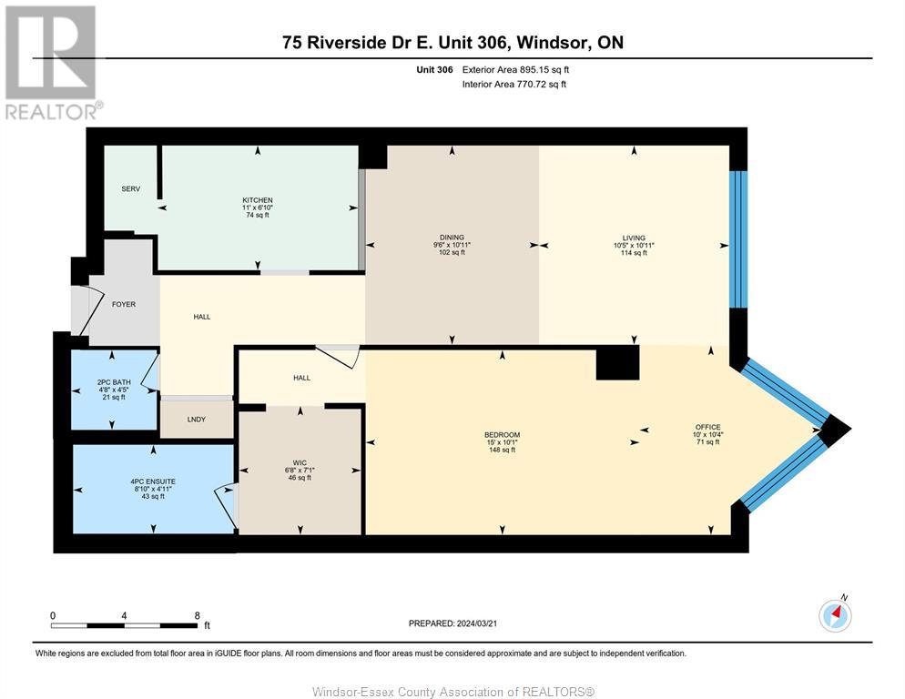 75 Riverside Drive East Unit# 306, Windsor, Ontario  N9A 7C4 - Photo 36 - 24006083