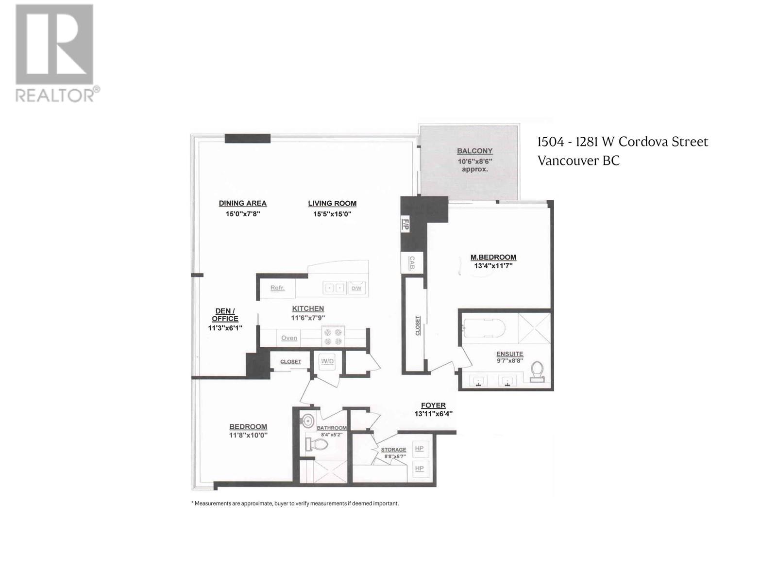 1504 1281 W Cordova Street, Vancouver, British Columbia  V6C 3R5 - Photo 40 - R2863899