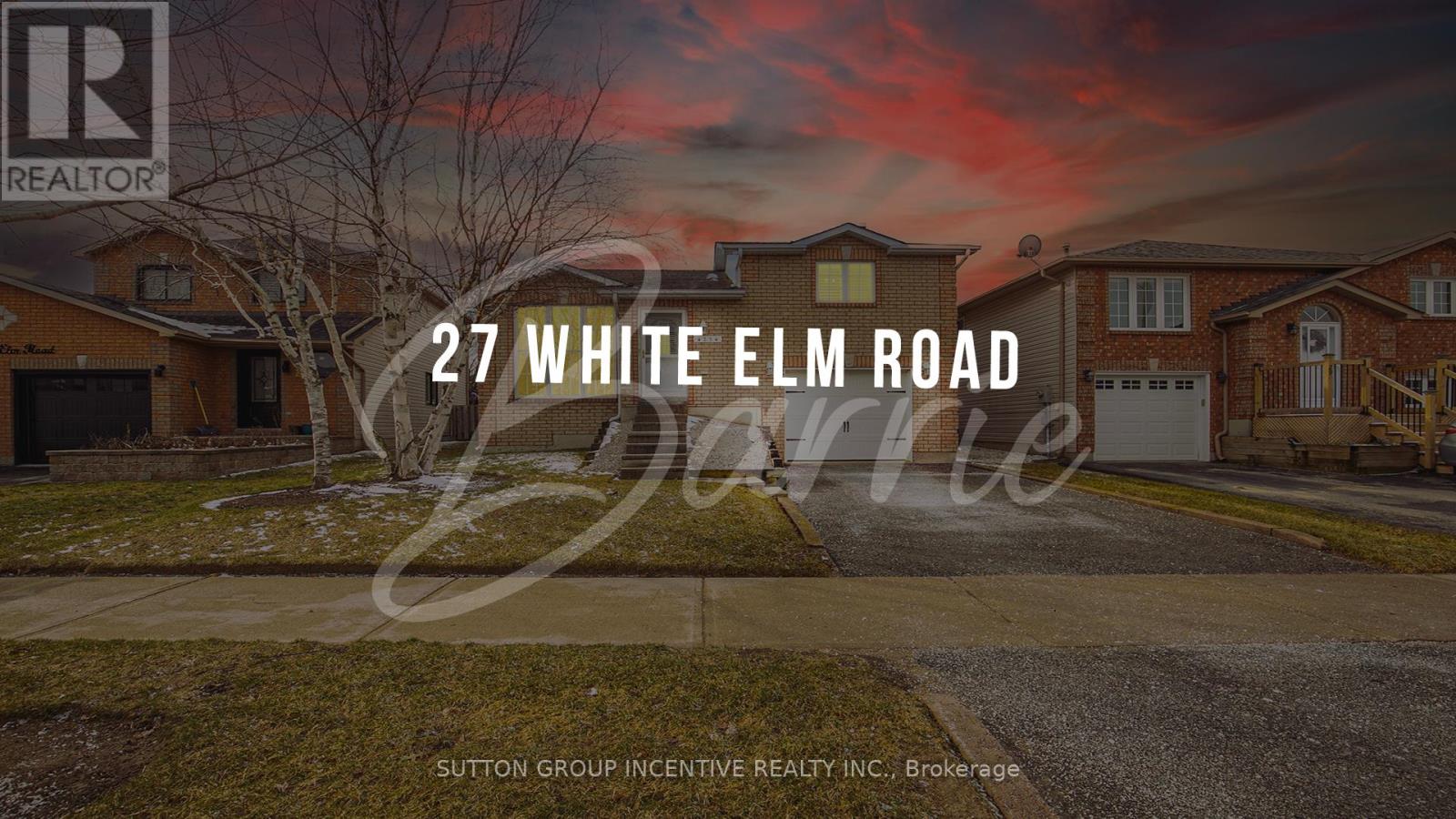27 WHITE ELM ROAD, barrie, Ontario