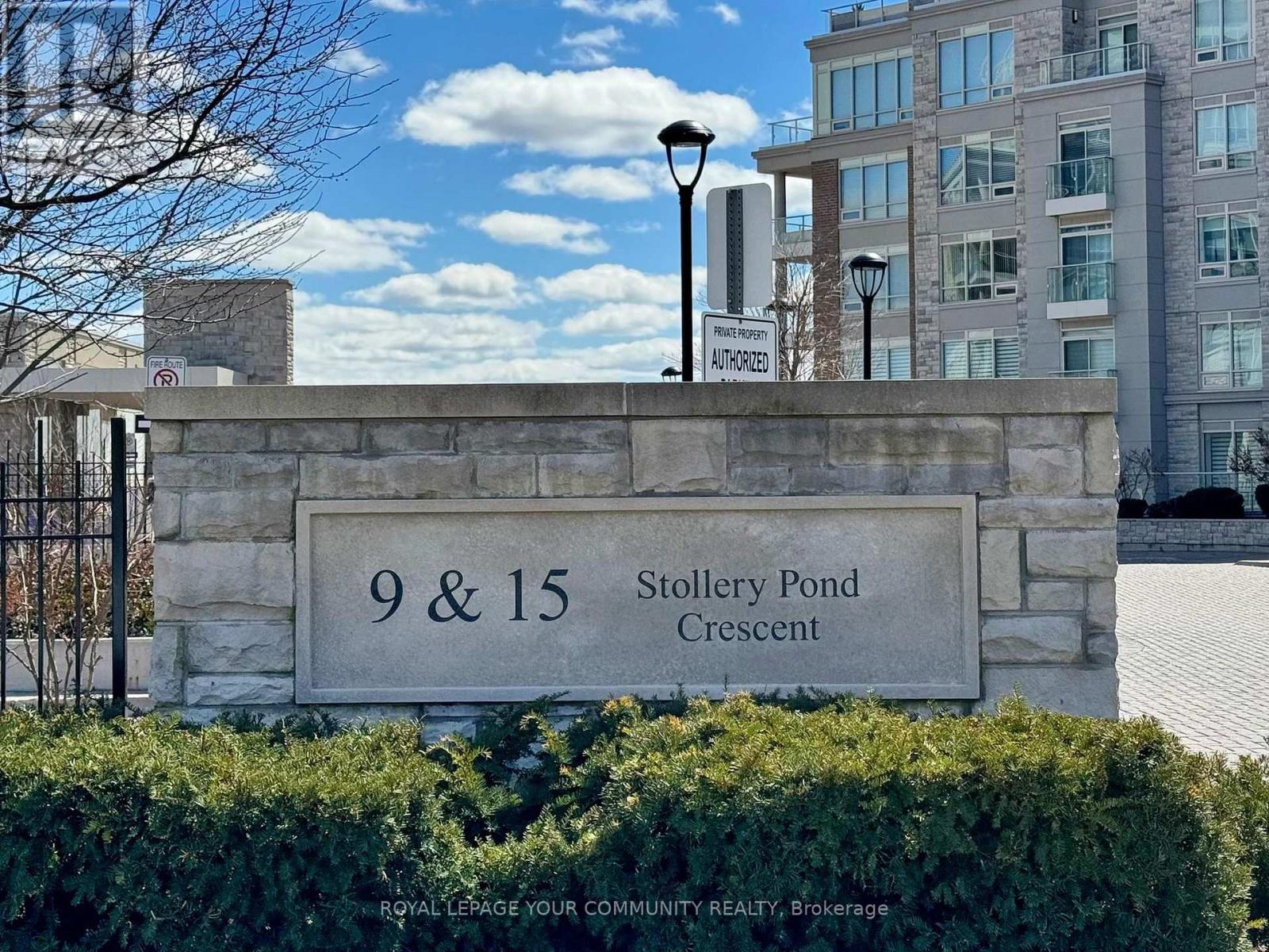 #1012 -15 STOLLERY POND CRES, markham, Ontario