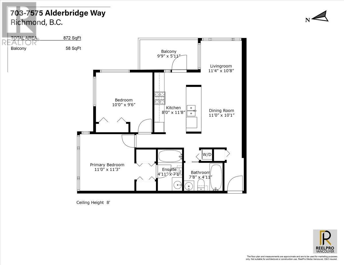 703 7575 Alderbridge Way, Richmond, British Columbia  V6X 4L1 - Photo 6 - R2864854