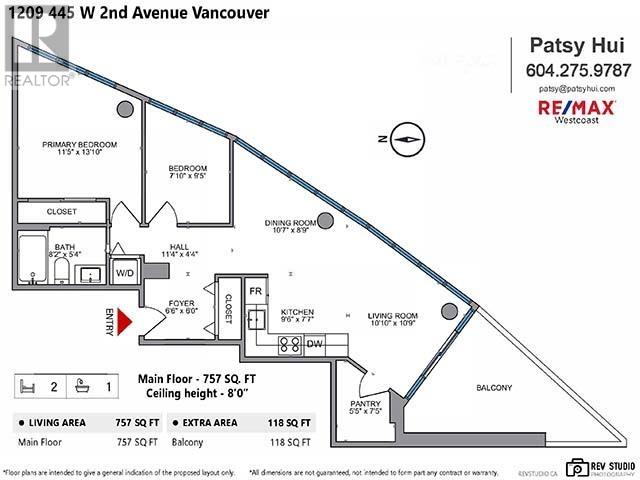1209 445 W 2nd Avenue, Vancouver, British Columbia  V5Y 0E8 - Photo 2 - R2865269