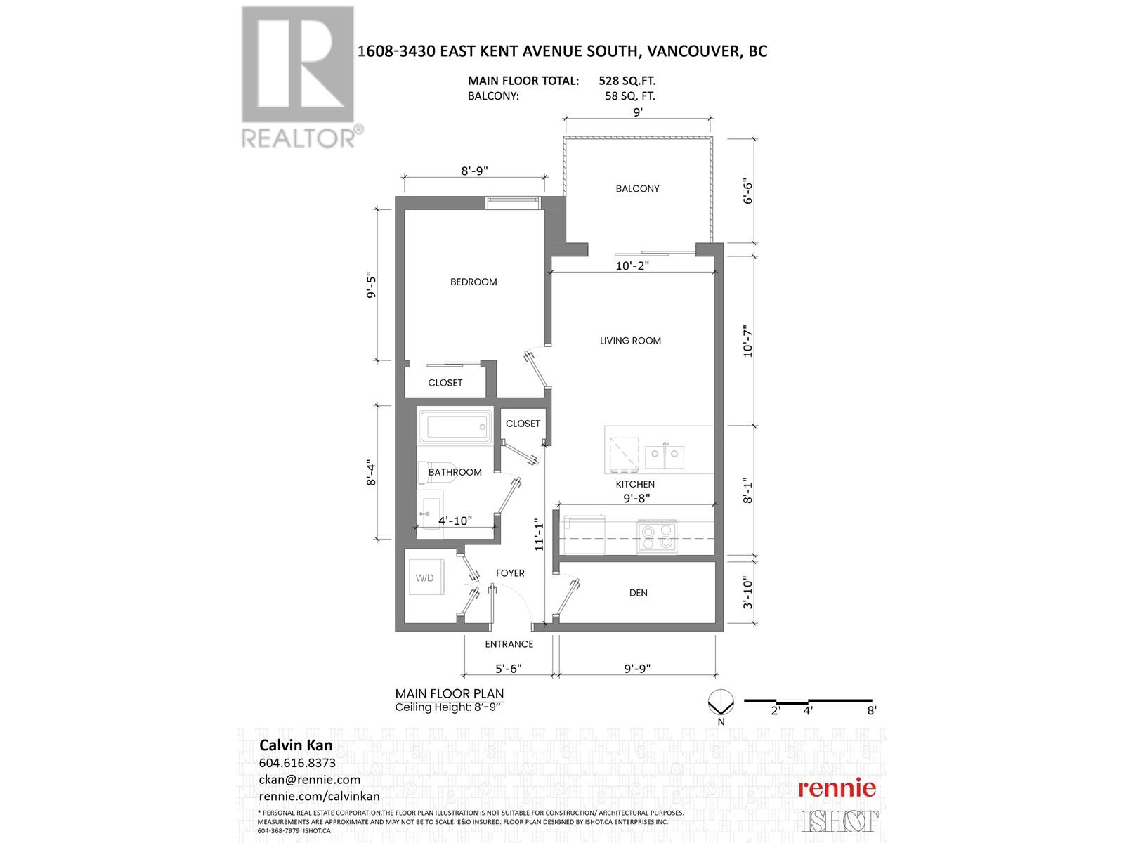 1608 3430 E Kent Avenue South Avenue, Vancouver, British Columbia  V5S 0G7 - Photo 40 - R2865383
