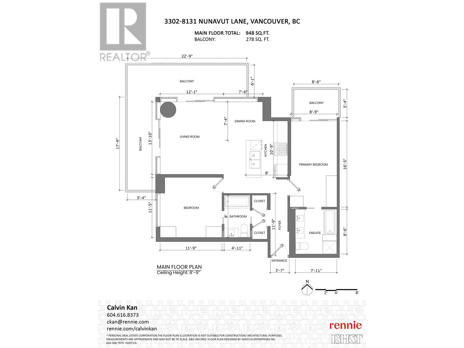 3302 8131 Nunavut Lane, Vancouver, British Columbia  V5X 0E2 - Photo 40 - R2865793