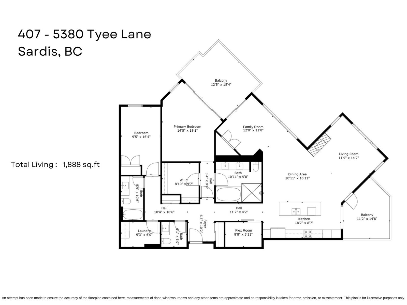 407 5380 Tyee Lane, Chilliwack, British Columbia  V2R 6B6 - Photo 6 - R2863509