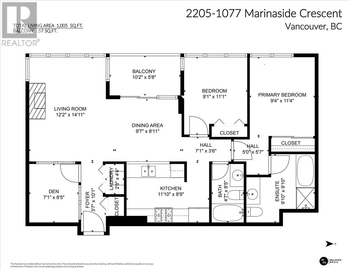 2205 1077 Marinaside Crescent, Vancouver, British Columbia  V6Z 2Z5 - Photo 33 - R2867765