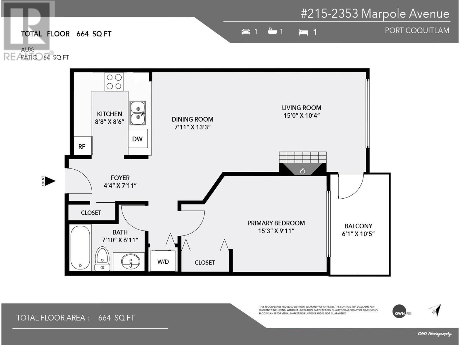 215 2353 Marpole Avenue, Port Coquitlam, British Columbia  V3C 2A1 - Photo 34 - R2868482