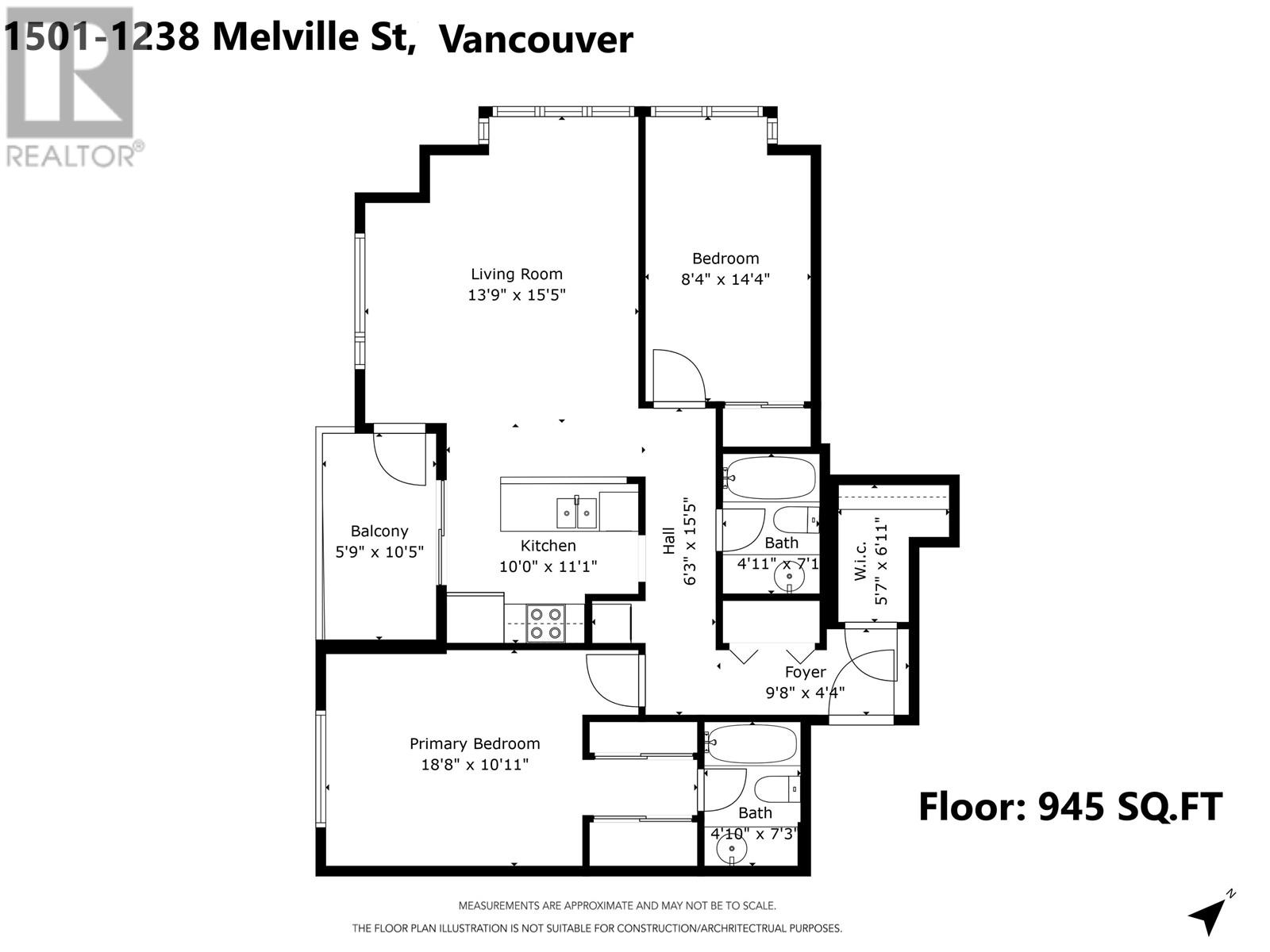 1501 1238 Melville Street, Vancouver, British Columbia  V6E 4N2 - Photo 40 - R2868584