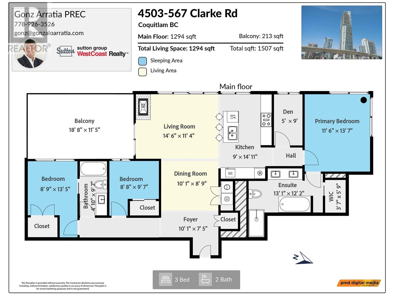4503 567 Clarke Road, Coquitlam, British Columbia  V3J 0K7 - Photo 4 - R2869046
