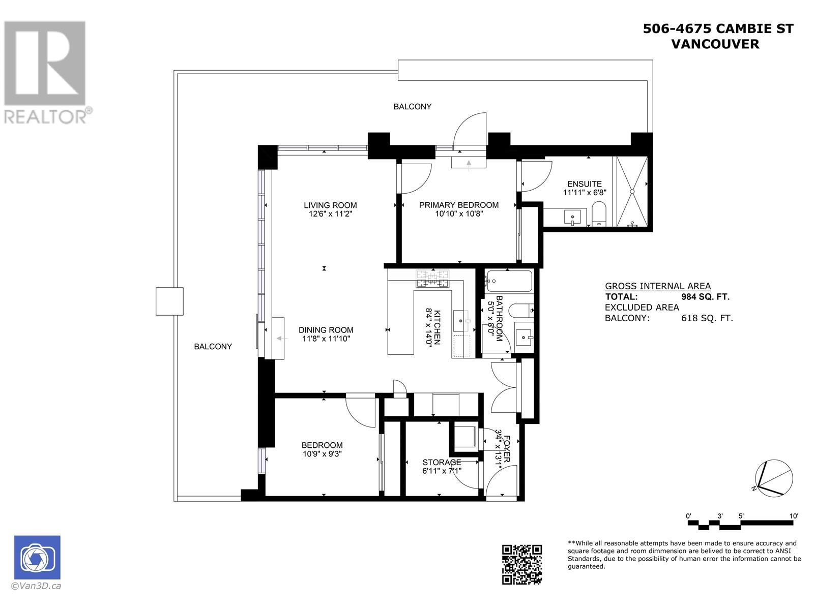 506 4675 Cambie Street, Vancouver, British Columbia  V5Z 0J7 - Photo 20 - R2869024